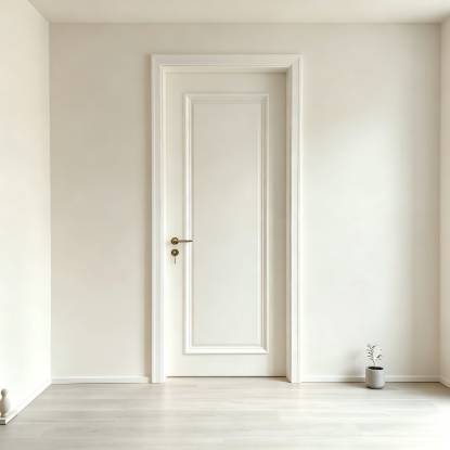 Picture of Customisable French Style Lacquered Solid Wood Bedroom Door Set, Free Colour Matching