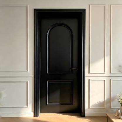 Picture of American and French Vintage Lacquered Solid Wood Composite Interior Door, Customisable