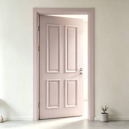 Picture of Customisable Modern Minimalist Lacquered Bedroom Door Set, Eco-Friendly, European or French Style