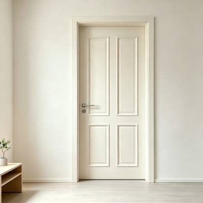 Customisable French Style Lacquered Solid Wood Interior Bedroom Door Set
