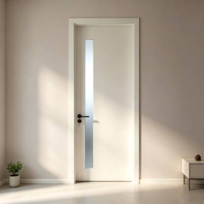 Picture of Composite Lacquered Interior Door, French Cream Vintage Style, Eco-Friendly, Quiet