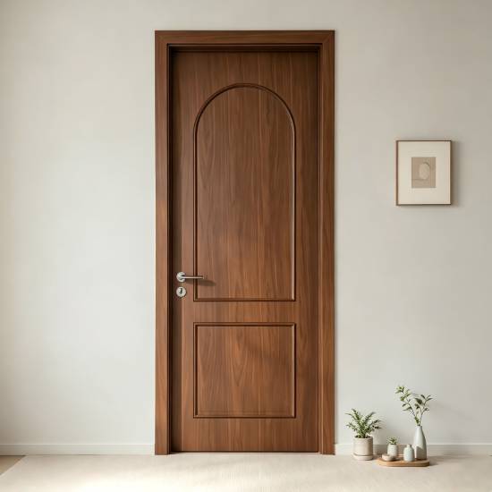 Picture of French Style Lacquered Solid Wood Interior Bedroom Door, Custom Colour