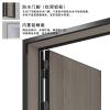 Picture of Aluminium Clad Timber Interior Door, Ultra Slim Single Swing Door, Modern Minimalist