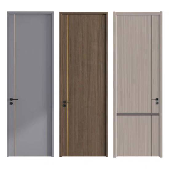 Picture of Bedroom Interior Door, MDF Lacquered Swing Door, New Chinese Style, Quiet Single Door