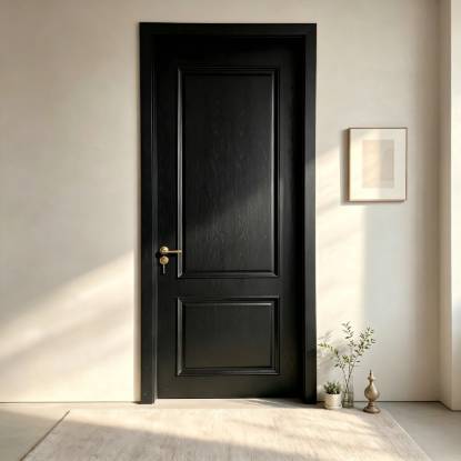 Picture of Open-Pore Lacquer Solid Timber Interior Bedroom Door, Light Luxury Chinese Style