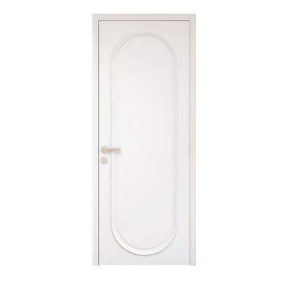 Colour Matched Lacquered Soundproof Solid Wood Bedroom Door with Frame, Hinged