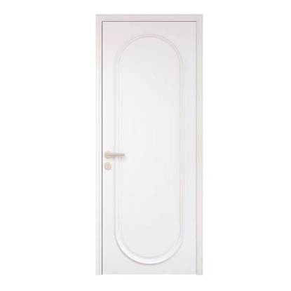 Picture of Colour Matched Lacquered Soundproof Solid Wood Bedroom Door with Frame, Hinged