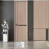 Picture of White Interior Engineered Timber Swing Door, Paint-Free Carbon Crystal, Unequal Double Leaf