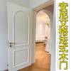 Picture of White Lacquered Solid Wood Composite Soundproof Interior Door Set with Frame, Hinged
