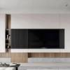 Picture of Minimalist Stainless Steel TV Wall Niche, Recessed Metal Wall Cabinet and Feature Wall Divider