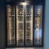 Picture of Luxury Stainless Steel Temperature Controlled Wine Cabinet and Display Rack for Living Rooms