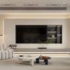 Picture of Seamless Stainless Steel Wall Niche for Living Room TV Feature Wall, Recessed Metal Shelving Frame