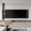 Picture of Seamless Stainless Steel Wall Niche for Living Room TV Feature Wall, Recessed Metal Shelving Frame