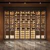 Picture of Modern Stainless Steel Temperature Controlled Wine Cabinet and Cigar Display Cabinet