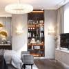 Picture of Stainless Steel Recessed Niche TV Unit and Display Wall Cabinet for Villa and Hotel