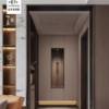 Picture of Matte Black Stainless Steel Slim Door and Window Surround, Single or Double Edge Wrap
