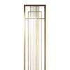 Picture of Customisable Modern Stainless Steel Screen Partition with Vertical Grille for Entryways and Offices