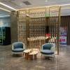Picture of Stainless Steel and Art Glass Crystal Screen Partition for Home Renovation