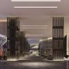 Picture of Custom Carved Laser-Cut Stainless Steel Screen, Metal Partition for Villa Entry