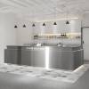 Picture of Modern Stainless Steel Reception Counter for Shops, Bars, Salons and Offices