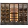 Picture of 304 Stainless Steel Wine and Cigar Cabinet, Climate Controlled, Glass Display, Wine Rack