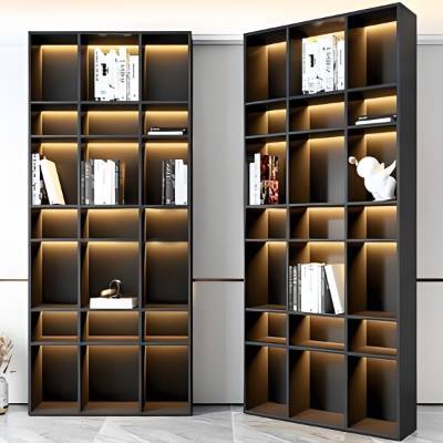 Stainless Steel Display and Wine Cabinet, Temperature-Controlled Solid Steel TV Unit