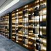 Picture of Stainless Steel Display and Wine Cabinet, Temperature-Controlled Solid Steel TV Unit