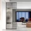 Picture of 304 Stainless Steel Crystal Glass Screen, Ultra-Clear Glass Block Partition