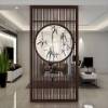 Picture of Rose Gold Stainless Steel Screen Partition, Oriental Style Carved Laser-Cut Rockery Wall