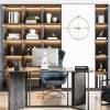 Picture of Stainless Steel Office Partition Screen, Modern Oriental Style Laser-Cut Metal Lattice