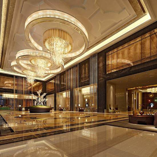 Picture of Stainless Steel Metal Edge Trim for Hotel Lobby Ceiling, Decorative Border Strip