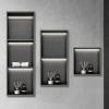 Picture of Steel Plate Recessed Wall Niche Cabinet for Bathroom, Stainless Steel