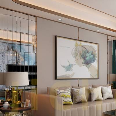 Custom Stainless Steel Edge Trim for Villa Feature Wall and Ceiling