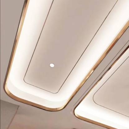 Picture of Stainless Steel Brushed U-Shape Decorative Trim for Hotel Feature Wall