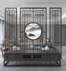 Picture of New Chinese Style Stainless Steel Screen, Metal Decorative Hollow Entryway Divider
