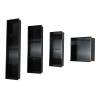 Picture of Stainless Steel Recessed TV Niche for 65-85 Inch Screens, Metal Feature Wall Cabinet