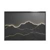 Picture of Stainless Steel Rockery Landscape Screen with LED Strip, Titanium Gold or Antique Brass