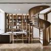 Picture of Stainless Steel Recessed Wall Niche, Solid Metal Decorative Cabinet, Floor-Standing