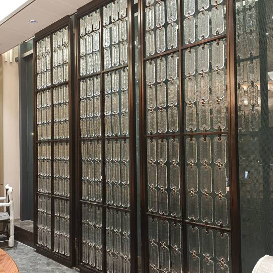 Picture of New Chinese Style Metal Entryway Screen Divider for Villas and Clubs, Custom to Drawings