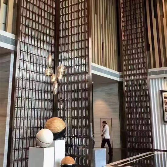 Picture of Customisable Modern Minimalist Stainless Steel Screen Partition for Hotels and Villas
