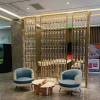 Picture of Stainless Steel Crystal Screen, Metal Partition for Hotel Restaurant and Villa