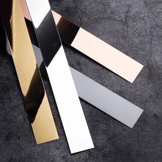 Picture of 304 Stainless Steel U-Channel Edge Trim 3mm for Ceiling, Feature Wall, Floor and Tile