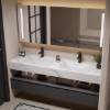 Picture of Customisable Luxury Stainless Steel Vanity Set with Heat-Bent Integrated Basin, Smart Washstand