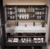 Picture of Customisable Luxury Stainless Steel Vanity Set with Heat-Bent Integrated Basin, Smart Washstand