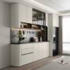 Picture of Stainless Steel Sideboard and Wine Cabinet, Luxury Glass Display Storage Cabinet