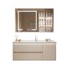 Picture of Customisable Stainless Steel Vanity with Integrated Ceramic Basin and Smart Mirror Cabinet Combo