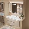 Picture of Customisable Stainless Steel Vanity with Integrated Ceramic Basin and Smart Mirror Cabinet Combo
