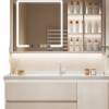 Picture of Customisable Stainless Steel Vanity with Integrated Ceramic Basin and Smart Mirror Cabinet Combo