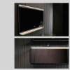 Picture of Stainless Steel Vanity with Integrated Ceramic Basin for Bathroom