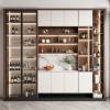 Picture of Custom Stainless Steel Whole Kitchen Cabinet Set with Cooktop Unit for Home